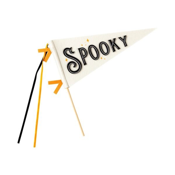 Black Spooky Pennant