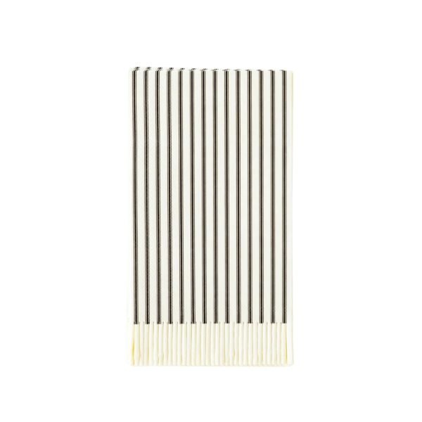 Black and White Stripe Napkins