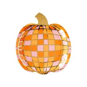 Disco Pumpkin Plates