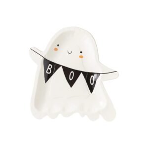 Ghost Banner Paper Plate